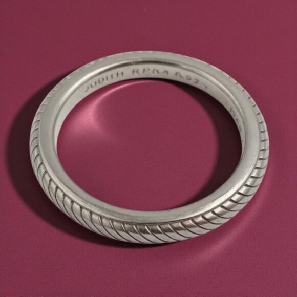 Judith Ripka Jewelry - Exquisite JUDITH RIPKA Textured Braided Band Ring